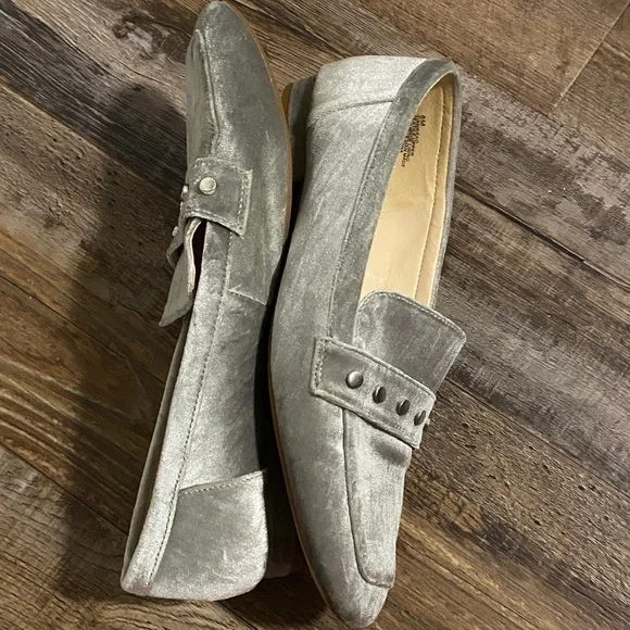 Nine West Metallic Silver Studded Loafers - Picture 5 of 5
